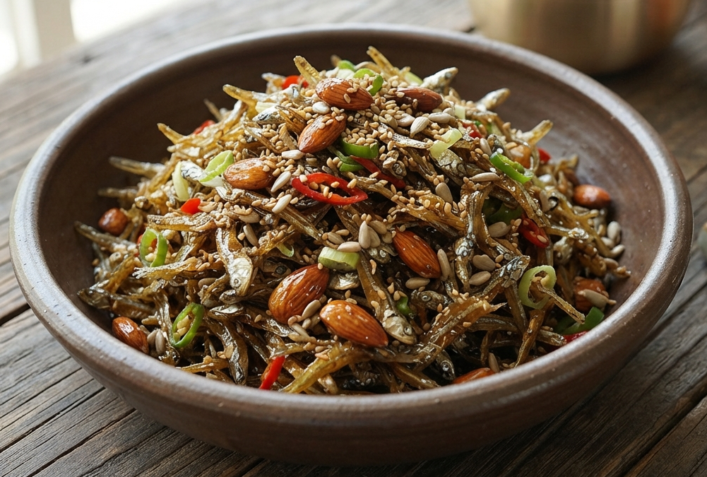 Stir-fried anchovies